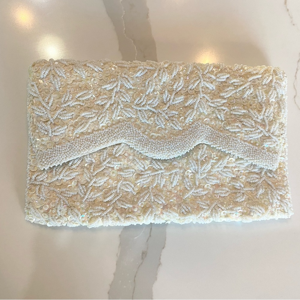 Beautiful beaded vintage clutch
